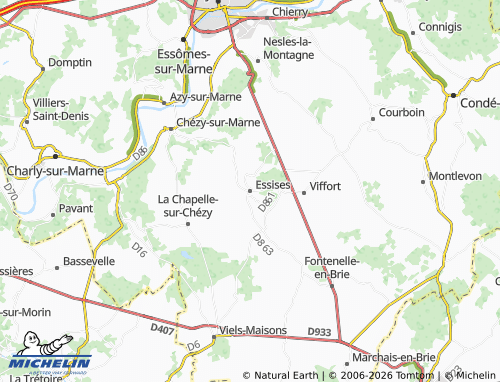 Mappa MICHELIN Essises - ViaMichelin