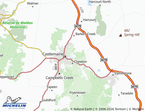 Mapa MICHELIN Moonlight Flat - ViaMichelin