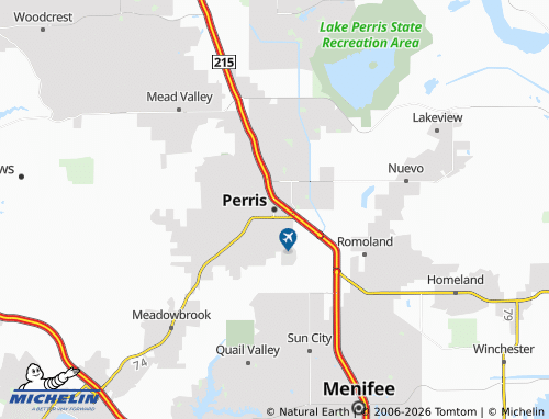 Mappa MICHELIN Perris - ViaMichelin