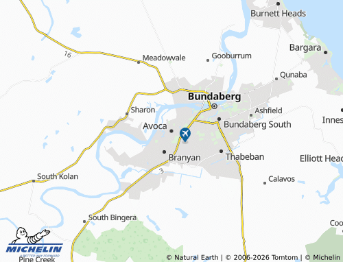 Mapa MICHELIN Avoca - ViaMichelin