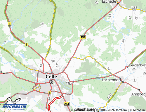 MICHELIN Garßen map - ViaMichelin