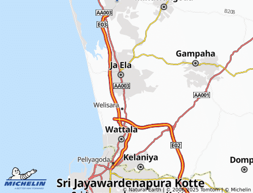 Mappa MICHELIN Hapugoda West - ViaMichelin