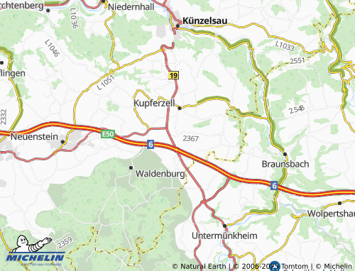 MICHELIN Hesselbronn map - ViaMichelin