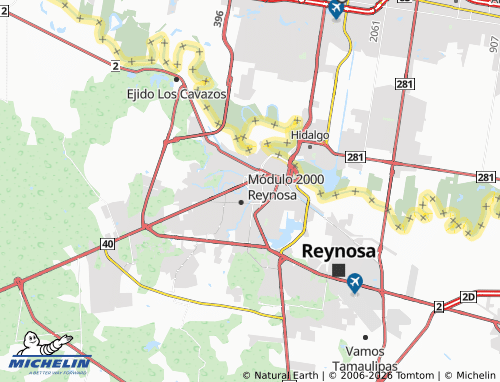 MICHELIN Del Bosque map - ViaMichelin