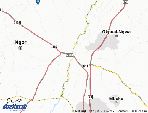 Mapa MICHELIN Owerri-Nta - ViaMichelin