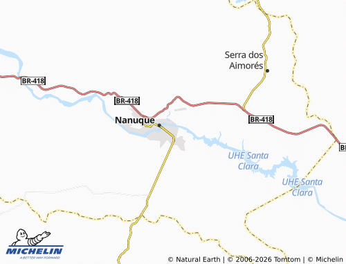 MICHELIN São Geraldo map - ViaMichelin