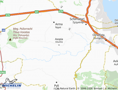 Carte MICHELIN Asopia - ViaMichelin