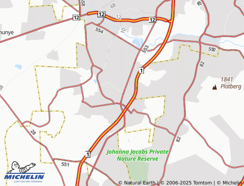 MICHELIN Lenasia South Extension 11 map - ViaMichelin