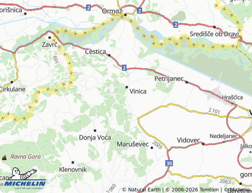 Mapa MICHELIN Marčan - ViaMichelin