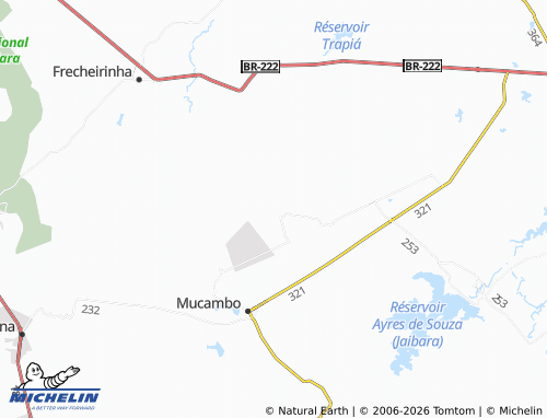 MICHELIN Carqueijo map - ViaMichelin