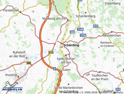 Mappa MICHELIN Schärding - ViaMichelin