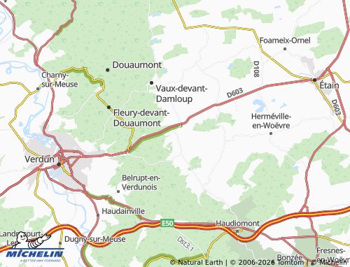 MICHELIN Eix map - ViaMichelin