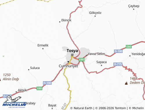 MICHELIN Kargı map - ViaMichelin