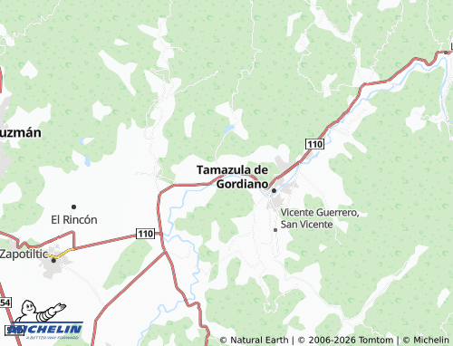 Mappa MICHELIN Soyatlán de Afuera - ViaMichelin