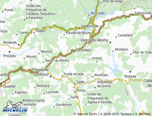 Kaart MICHELIN Cima de Vila - ViaMichelin