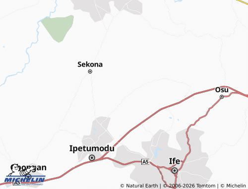 Mappa MICHELIN Amoloye - ViaMichelin