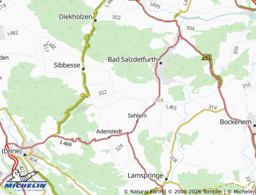 MICHELIN Almstedt map - ViaMichelin