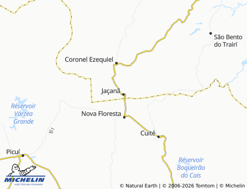 Mapa MICHELIN Jaçanã - ViaMichelin