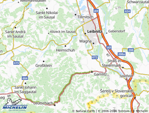 Mappa MICHELIN Oberlupitscheni - ViaMichelin