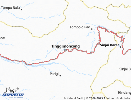 MICHELIN Tinggimoncong map - ViaMichelin