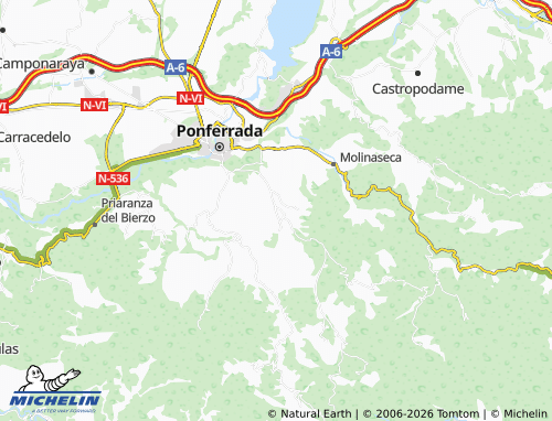 MICHELIN Salas de los Barrios map - ViaMichelin