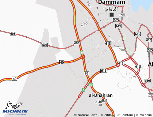 MICHELIN-Landkarte al-Anwar - ViaMichelin