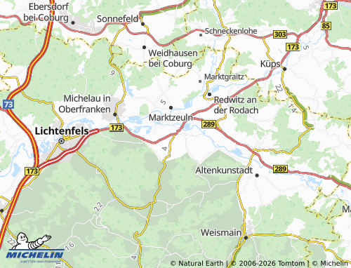 Mappa MICHELIN Hochstadt am Main - ViaMichelin