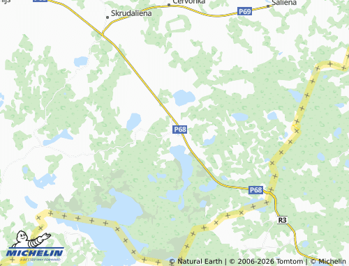 Mapa MICHELIN Silene - ViaMichelin