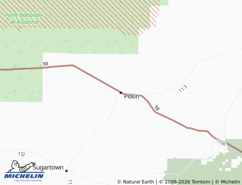 Mappa MICHELIN Pitkin - ViaMichelin