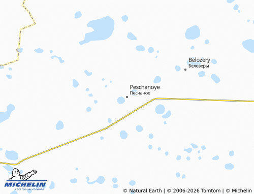 MICHELIN-Landkarte Peschanoye - ViaMichelin