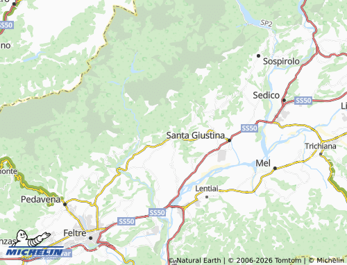 Mapa MICHELIN Cesiomaggiore - ViaMichelin