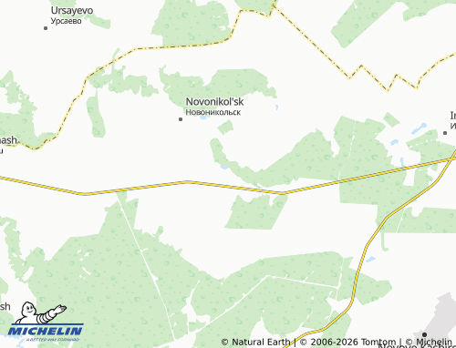 MICHELIN-Landkarte Zavod poselok - ViaMichelin