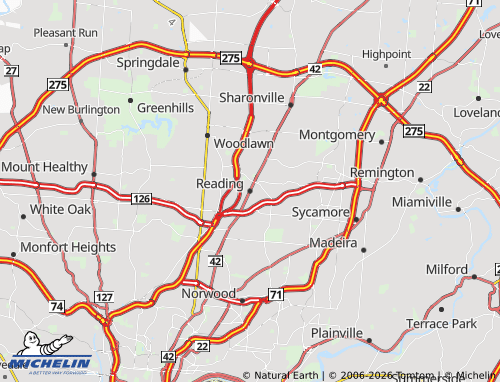 Mapa MICHELIN Reading - ViaMichelin