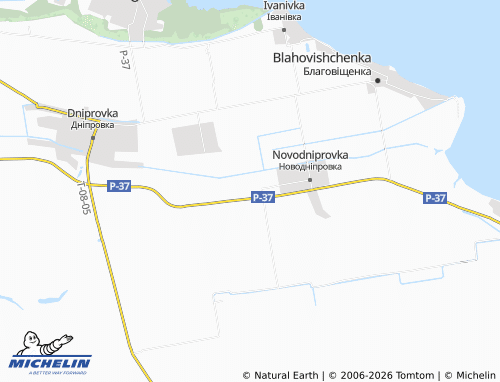Mapa MICHELIN Podove - ViaMichelin