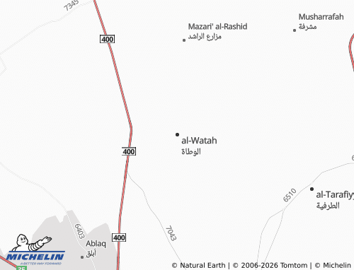 MICHELIN-Landkarte al-Watah - ViaMichelin