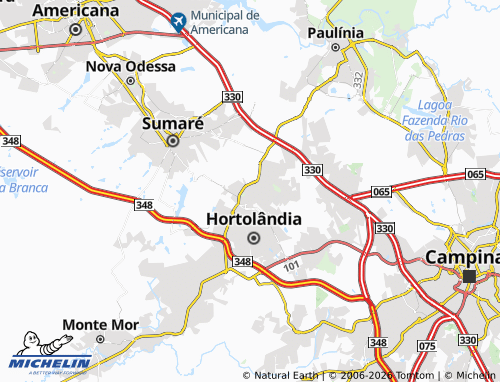 Mapa MICHELIN Vila Real Santista - ViaMichelin