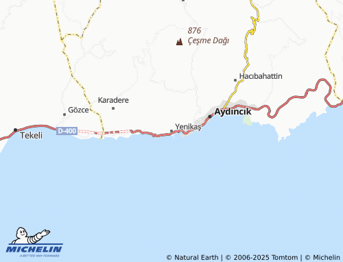MICHELIN-Landkarte Yenikaş - ViaMichelin