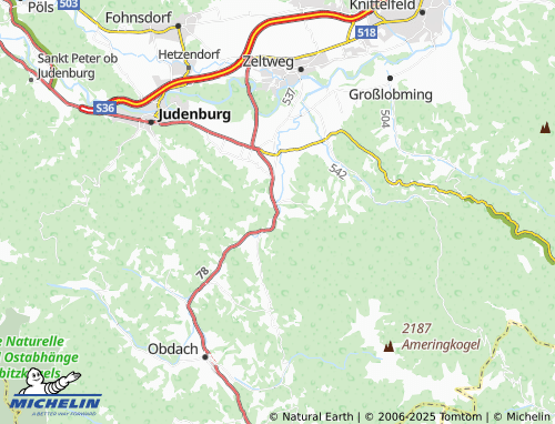 MICHELIN-Landkarte Eppenstein - ViaMichelin