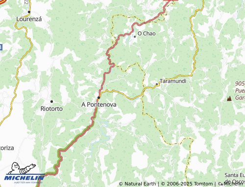 MICHELIN Conforto (Santa María) map - ViaMichelin