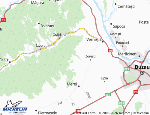 Mappa MICHELIN Nenciu - ViaMichelin