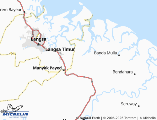 Mappa MICHELIN Raja Tuha - ViaMichelin
