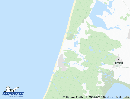 Mapa MICHELIN Grærup Strand - ViaMichelin