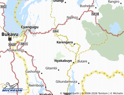 MICHELIN-Landkarte Nkungu - ViaMichelin