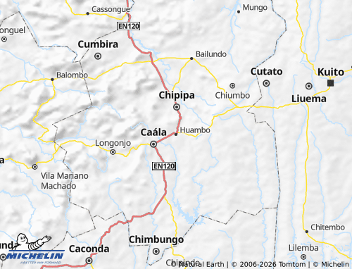 MICHELIN-Landkarte Huambo - ViaMichelin