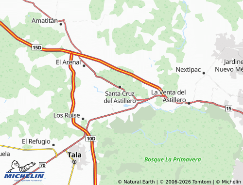 Mapa MICHELIN Pedro Castro - ViaMichelin