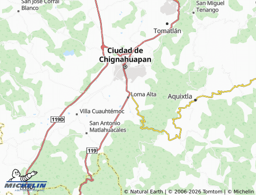 Mapa MICHELIN Loma Alta - ViaMichelin