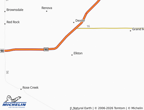 Mapa MICHELIN Elkton - ViaMichelin