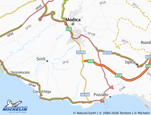 Carte MICHELIN Quartarella - ViaMichelin