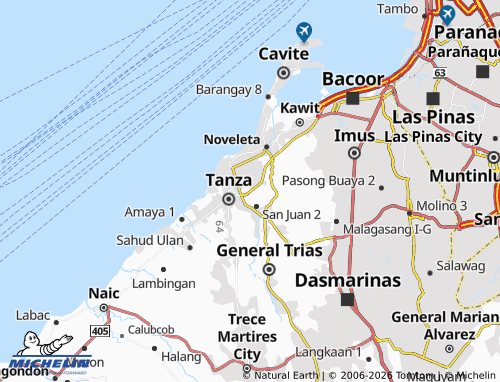 MICHELIN Tejero map - ViaMichelin