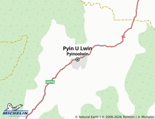 MICHELIN Pyinoolwin map - ViaMichelin